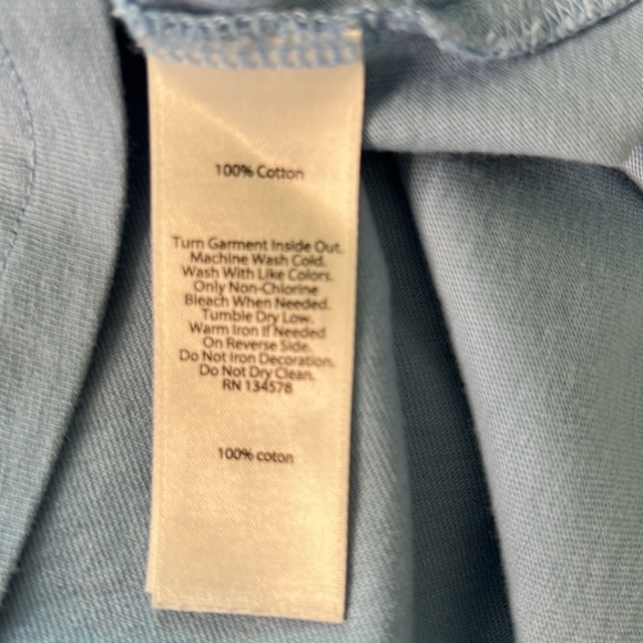 VINEYARD VINES long sleeve tee, periwinkle size XS - Picture 8 of 8